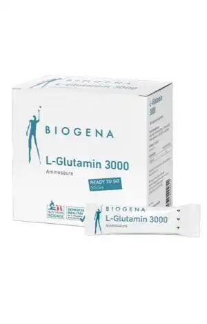 L-Glutamin 3000 Aminosäure 30 Sticks Biogena