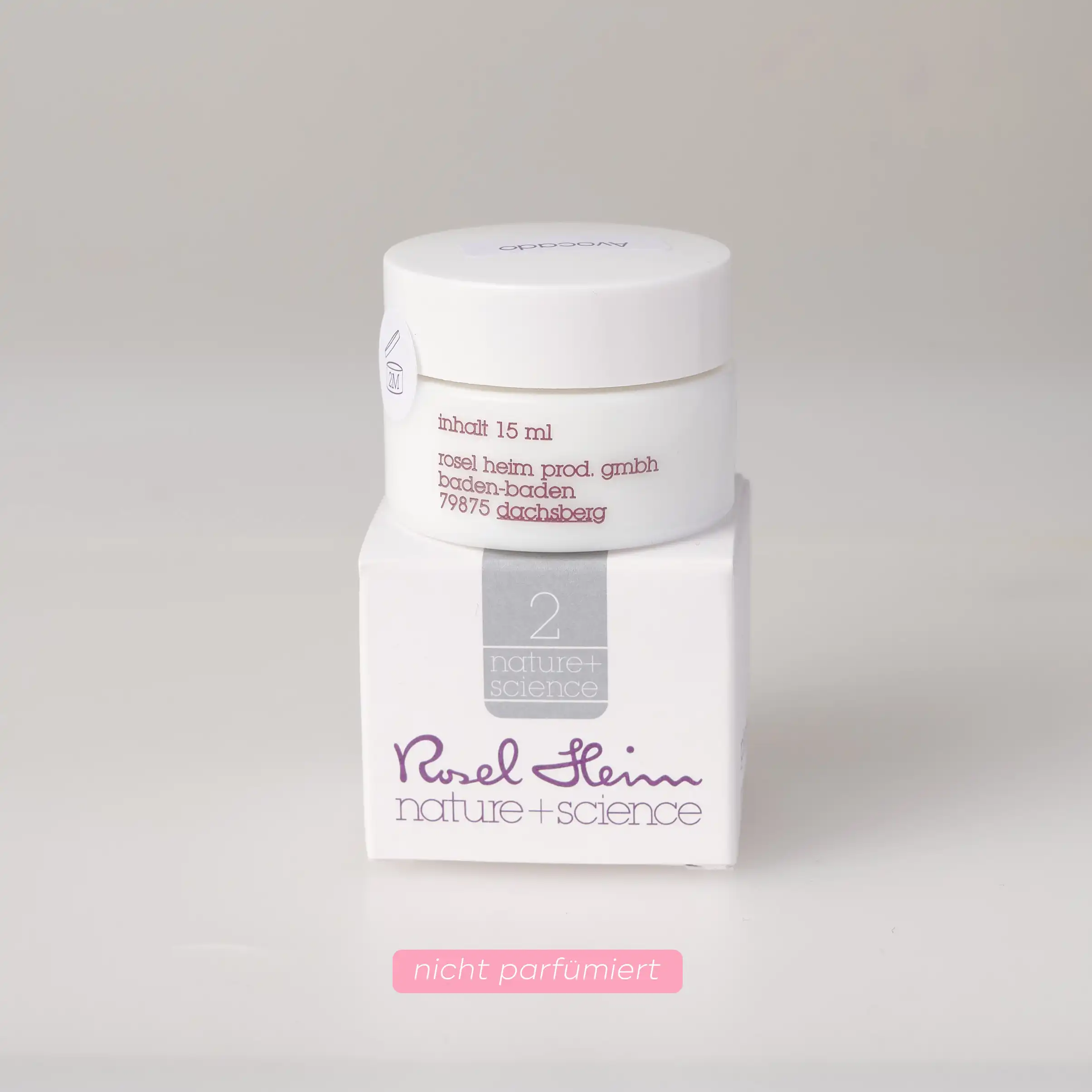 intervall parfümfrei Avocadoöl Tiegel // 15ml – Bild 2