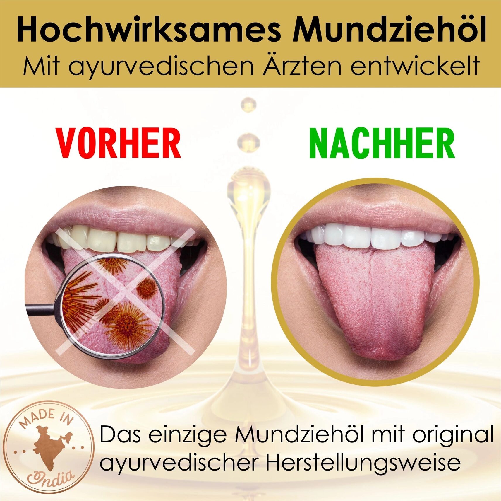 Ayurveda Mundziehöl SANTULAN - Balance - 250ml – Bild 2